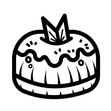 Kue putu ayu vector illustration icon Ilustración de archivo