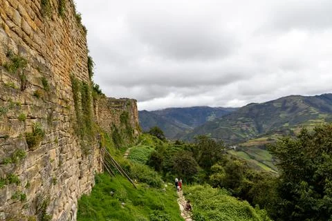 Kuelap wall Stock Photos