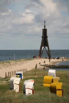 Kugelbake Stock Photos