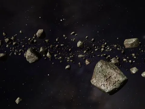 Kuiper belt Stock Illustration