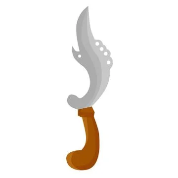 Kujang, indonesia, west java traditional knife Stock Illustration
