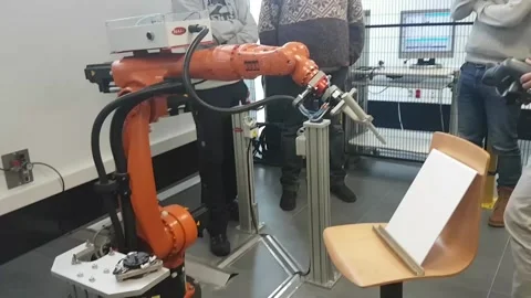 Kuka robot arm 3/9 Stock Footage 171280604