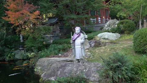 Kukai status Stock Footage 125125302