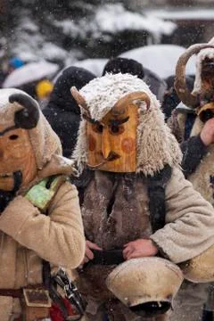 Kuker festival Bulgaria Stock Photos