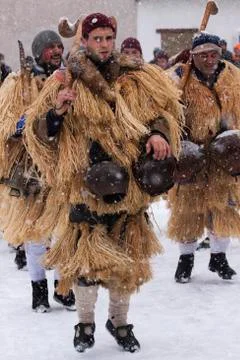 Kuker festival Bulgaria Stock Photos