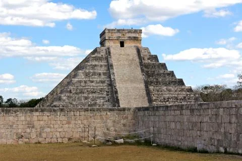 Kukulkan Pyramid at Chichen Itza Foto stock