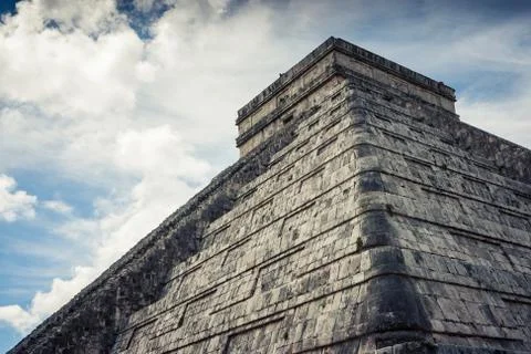 Kukulkan Pyramid (el Castillo) at Chichen Itza, Yucatan, Mexico Foto stock
