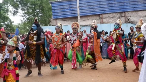 Kulasai Dasara Stock Footage 254539495