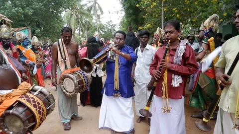 Kulasai Dasara Stock Footage 254539572