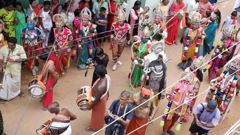 Kulasai Dasara Stock Footage 254539630