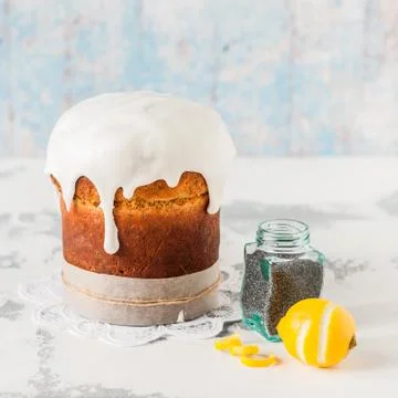 Kulich, Russian Easter Bread Foto stock