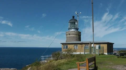 Kullen lighthouse Stock Footage 8983586