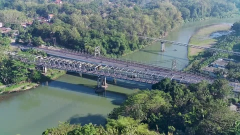 Kulonprogo Bridges Stock Footage 247000648
