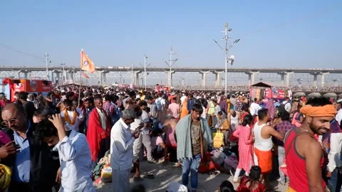 Kumbh 1 Stock Footage 302423959