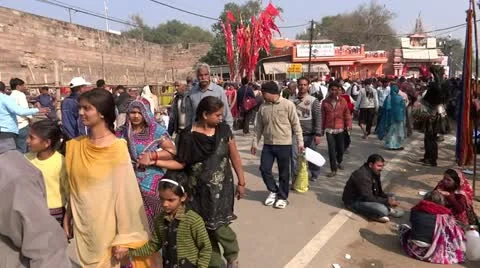 Kumbh Fair 2013 스톡 동영상 21977720