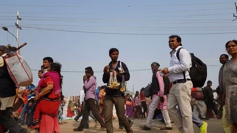 Kumbh Fair 2019 库存影片 102511571