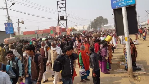 Kumbh Fair 2019 库存影片 102513360