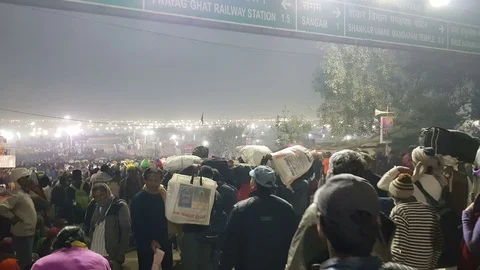 Kumbh Fair 2019 库存影片 102535060