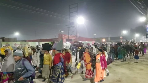 Kumbh Fair 2019 库存影片 102535097