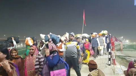 Kumbh Fair 2019 库存影片 102535145