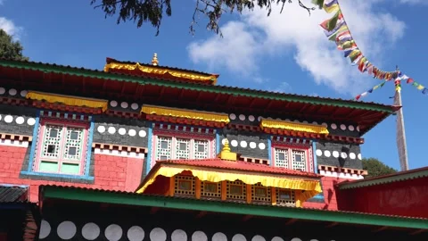 Kumjung Monastery Nepal Stock Footage 257692297