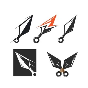 Kunai icon vector illustration design element Stock Illustration