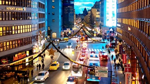 Kungsgatan Vídeo Stock 109525785