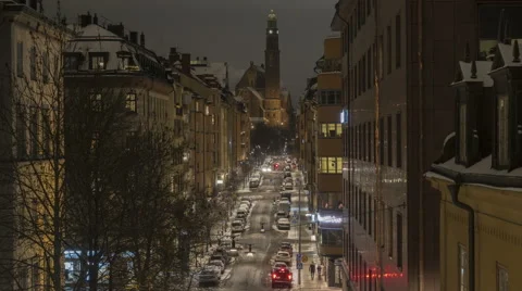 Kungstensgatan timelapse Vidéo 58948132