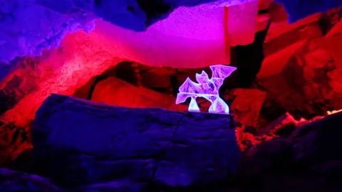 Kungur ice cave Stock Footage 76688925