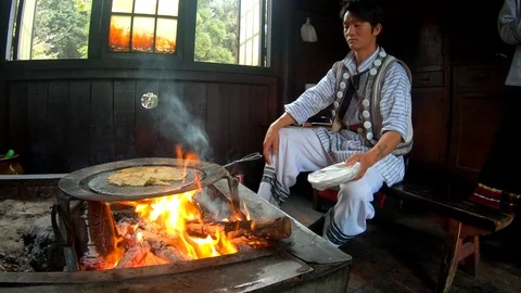 Kunming Culture village Slow Mo Editorial Stock Footage 104883853