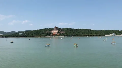 Kunming Lake in Beijing Stock-Footage 341982533