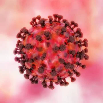 Künstlerische 3D Illustration des Coronavirus Artistic 3D illustration of .. Stock Photos