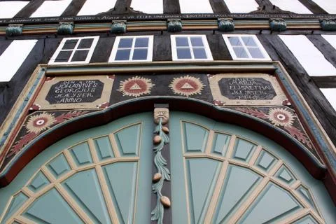 Kunstvoller Eingang Stock Photos