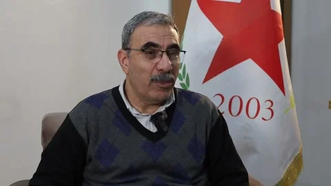 Kurdish Democratic Union Party warns against Turkish influence in Syria's transi Video stock 296222011