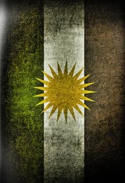 Kurdistan flag Foto stock