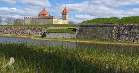 Kuressaare cityscape Stock Footage 246599141