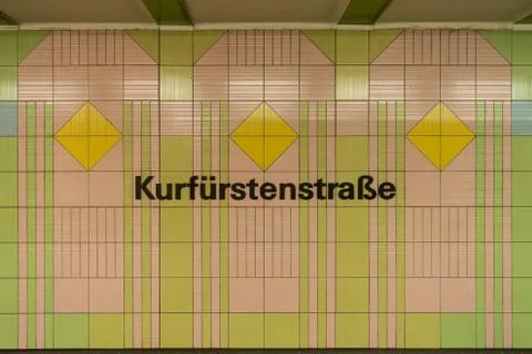Kurfürstenstraße Stock Photos