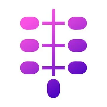 Kurma icon solid gradient pink style ramadan illustration vector element an.. Stock Illustration