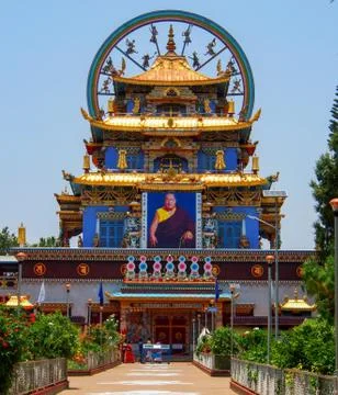 Kushalnagar Temples in India Stock Photos