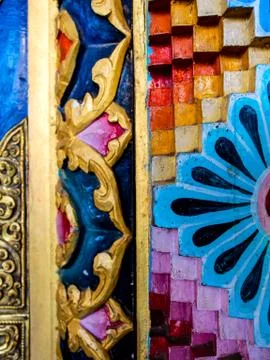 Kushalnagar Temples in India Stock Photos