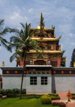 Kushalnagar Temples in India Stock Photos