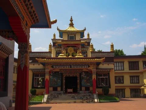Kushalnagar Temples in India Stock Photos