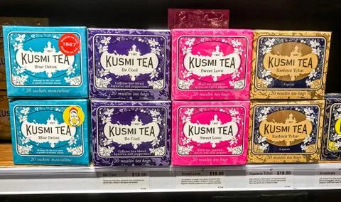 Kusmi teas Foto stock