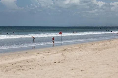 Kuta Beach Timelapse 2 Stock Footage 99017914