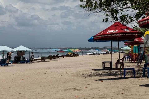 Kuta Beach Timelapse 4 Stock Footage 99017905