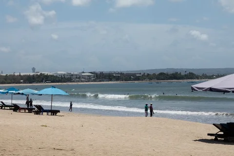 Kuta Beach Timelapse 5 Stock Footage 99018111