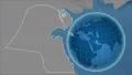 Kuwait and Globe. Bumps 4k or 4k+ Resolution