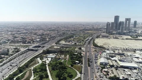 Kuwait City by drone Stock Footage 249201252