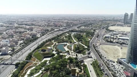 Kuwait City by drone Stock Footage 249201877