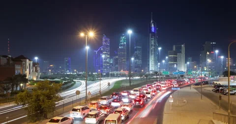 Kuwait City Time Lapse Stock Footage 46341399